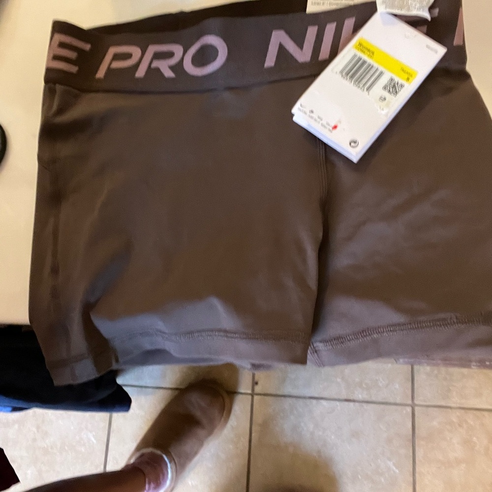 Nike Pro Chocolate Brown Shorts